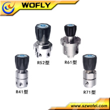 Famous Brand AFK single stage piston ss high pressure regulator 6000 psi